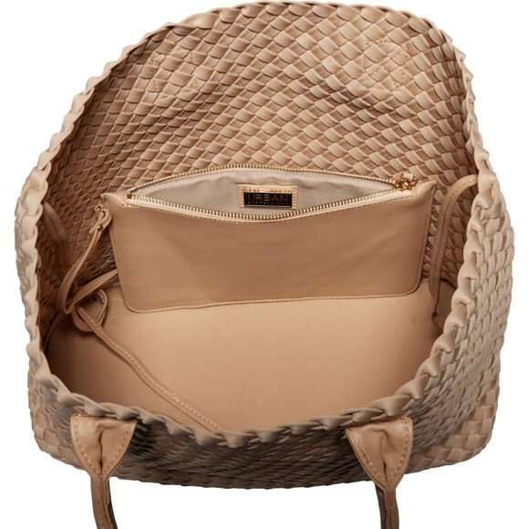 ***Urban Expressions Ithaca Woven Neoprene Tote Bag*** - Picture 3 of 3